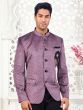 Mauve Purple Velvet Jodhpuri Set