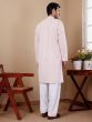 Light Pink Rayon Readymade Kurta Set