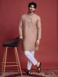 Brown Menswear Readymade Kurta Pyjama