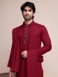 Red Menswear Readymade Kurta Pyjama