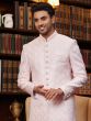 Light Pink Wedding Wear Sherwani For Men