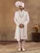 Light Pink Stone Embroidered Sherwani For Men