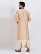 Light Peach Festive Wear Kurta Pyjama