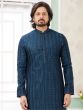 Blue Menswear Festive Kurta Pyjama Set