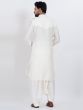 White Festive Wear Men's Pathani Kurta Pyjama