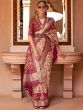 Off White Festive Printed Saree