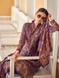 Purple Printed Salwar Kameez With Dupatta