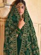 Green Stone Embellished Palazzo Salwar Suit