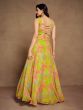 Multicolor Printed Womens Gown In Georgette