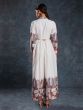 White Stylish Dress In Print For Women