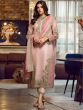 Pink Embroidered Straight Cut Pakistani Salwar Kameez