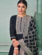 Black Zari Embroidered Palazzo Salwar Kameez