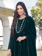 Rama Green Georgette Salwar Kameez In Sequin Work