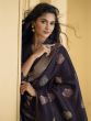 Black Sharara Style Salwar Suit In Silk