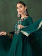 Rama Green Thread Work Salwar Suit In A Line