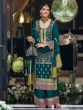 Green Mirror Embellished Palazzo Style Salwar Suit