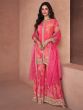 Pink Festive Wear Sharara Style Salwar Suit