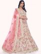 Off White Embroidered Lehenga Choli In Net