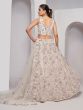 Off White Heavy Floral Embellished Lehenga Set