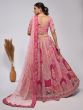 Pink Bridal Lehenga Choli In Zari Embellishments