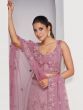 Lilac Bridesmaid Lehenga Choli In Zari Work