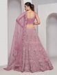 Lilac Bridesmaid Lehenga Choli In Zari Work