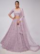 Lilac Stone Embellished Bridesmaid Lehenga Choli