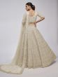 Cream Party Wear Lehenga Choli With Dupatta