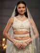 White Sequins Enhanced Net Lehenga Choli