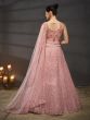 Dusty Pink Cutdana Embellished Lehenga Choli