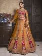 Yellow Zari Enriched Traditional Lehenga Choli In Silk