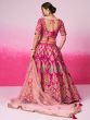 Rani Pink Bridal Lehenga Choli In Heavy Embroidery