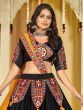 Black Mirror Work Lehenga Choli For Navratri