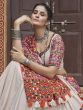 Off White Thread Embroidered Lehenga Choli