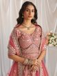 Red Bridal Lehanga Choli In Zari Embroidery