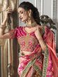 Multicolor Zari Enhanced Banarasi Silk Lehenga Choli