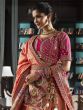 Multicolor Wedding Embroidered Lehenga Choli In Silk