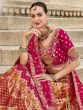 Multicolor Zari Embellished Bridal Lehenga Choli