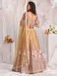 Brown And Pink Omber Shaded Lehenga Set