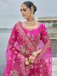 Pink Traditional Lehenga Choli In Heavy Zari Work