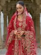 Red Traditional Bridal Lehenga Set In Heavy Embroidery