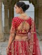 Red Traditional Bridal Lehenga Set In Heavy Embroidery