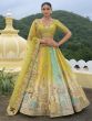 Multicolor Traditional Lehenga Choli In Zari Embroidery