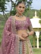 Multicolor Sequins Augmented Wedding Lehenga Choli