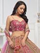 Multicolor Sequins Embellished Wedding Lehenga Choli