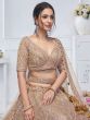 Brown Sequins Enhanced Party Wear Lehenga Set