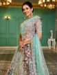 Multicolor Mirror Embellished Bridesmaid Lehenga Set