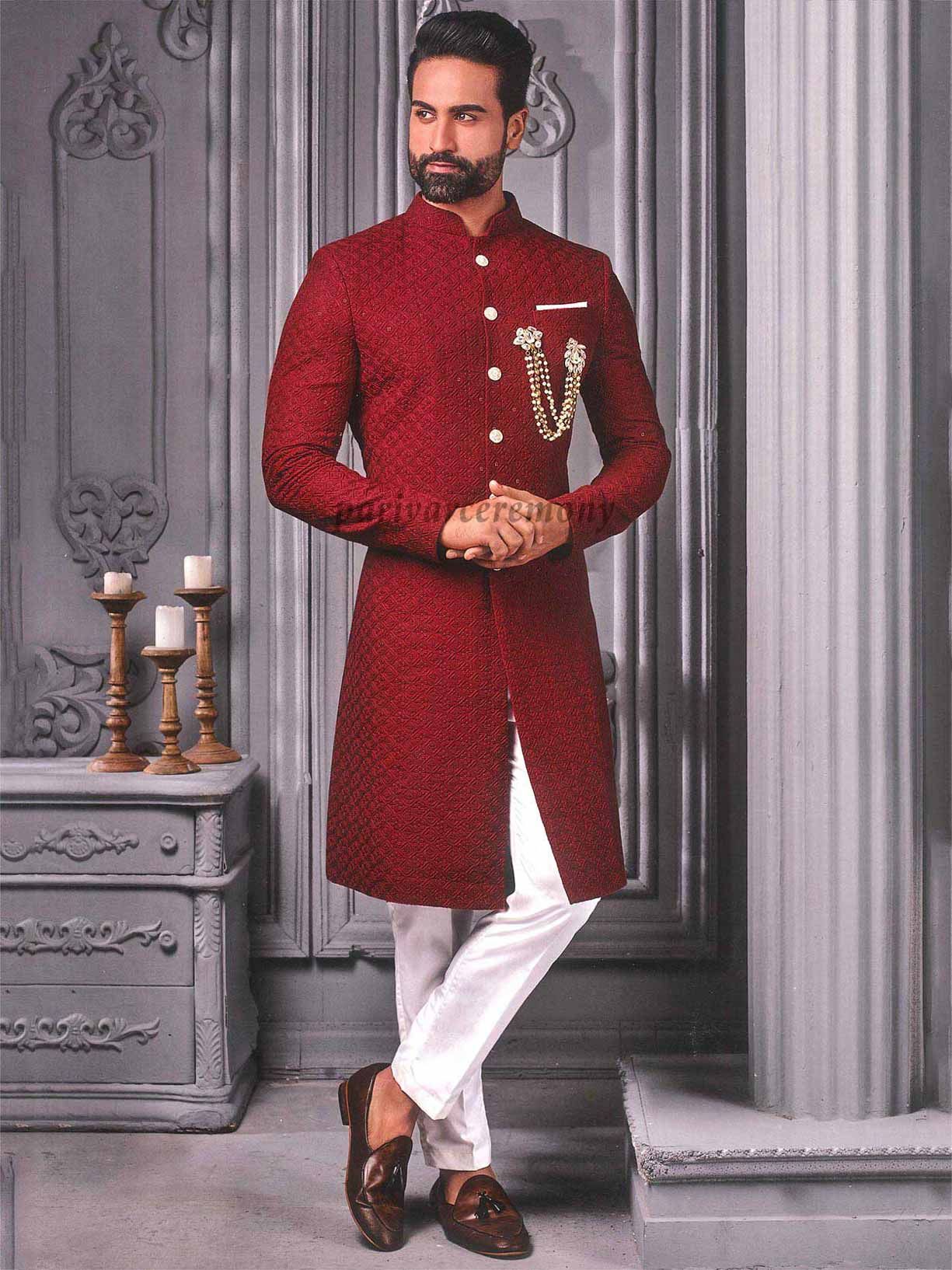 indo western dresses for wedding male