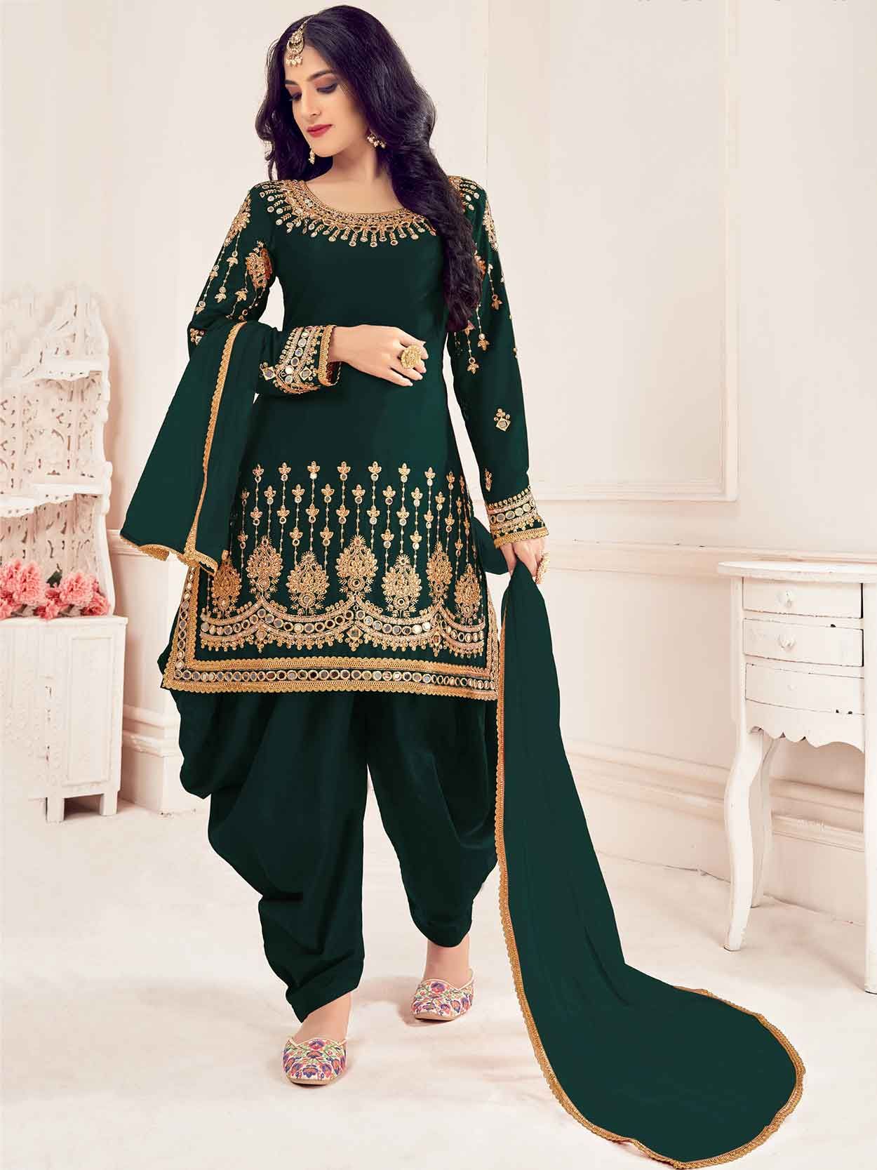 Buy Gorgeous Girls Wear Designer Patiala Pant Suits Pakistani Online in  India  Etsy