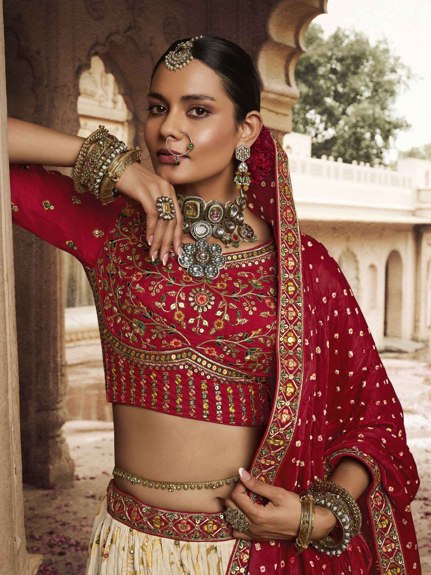 Red White Lehenga Choli for Pakistani Bridal Dresses | Pakistani wedding  dresses, Pakistani bridal, Designer bridal lehenga choli
